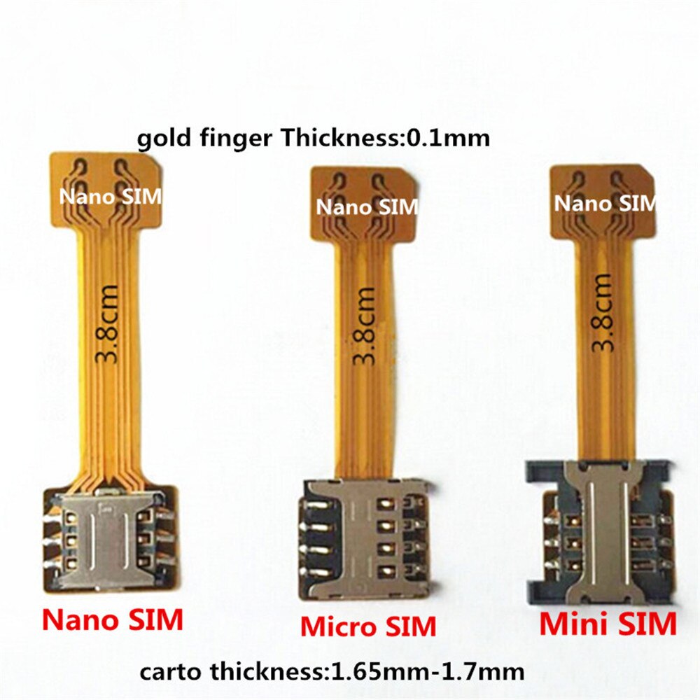 Adaptateur Double carte Micro SD Nano Sim hybride, 5 piÃ¨ces/ensemble, Extension pour Xiaomi Redmi, Samsung, Huawei