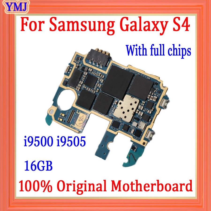 Carte mÃ¨re 16 go pour Samsung Galaxy S4 i9505/i9500, systÃ¨me officiel, circuit imprimÃ© complet complet avec puces, bon fonctionnement, livraison gratuite