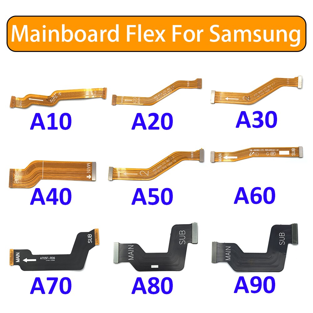 Lot de 5 connecteurs de carte mÃ¨re pour Samsung A10 A20 A30 A40 A50 A60 A70 A80 A90, cÃ¢ble flexible