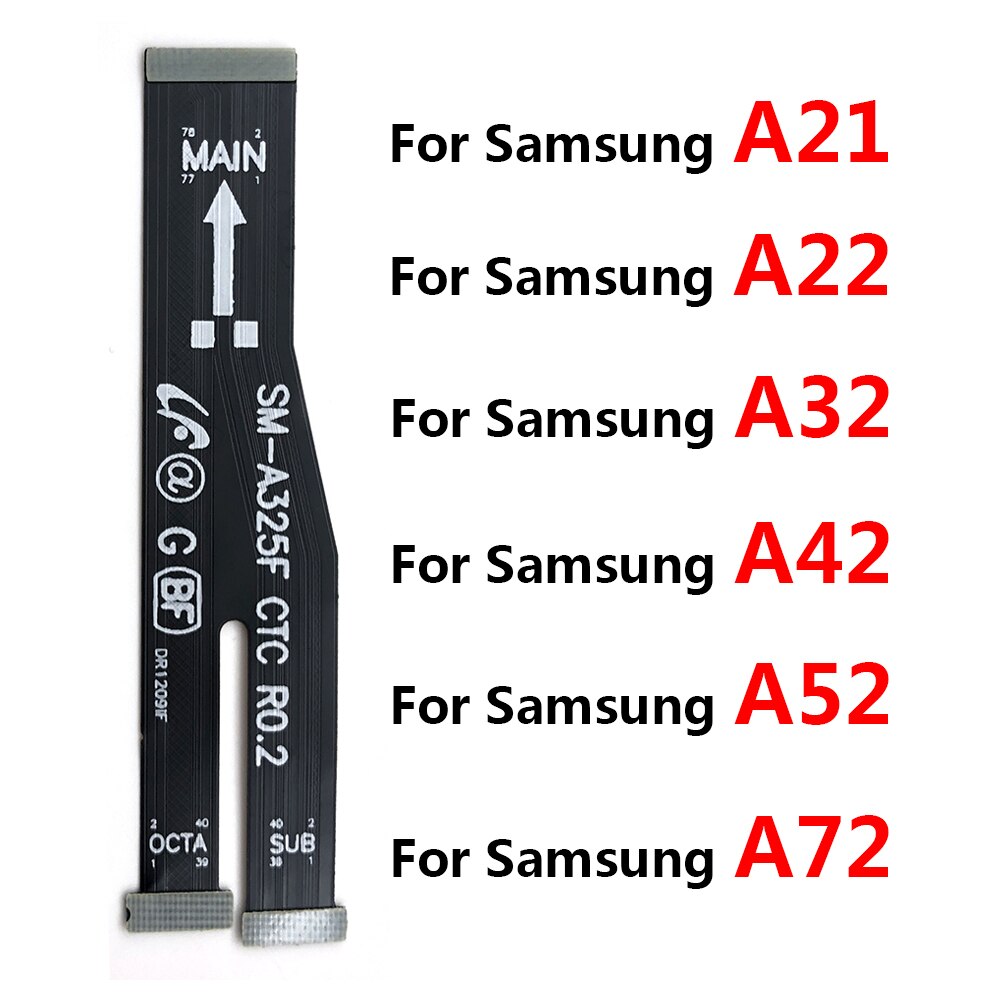 CÃ¢ble flexible de carte mÃ¨re pour Samsung A32 A325 / A42 A425 / A52 A525 A22 A72 A21, piÃ¨ce de rechange