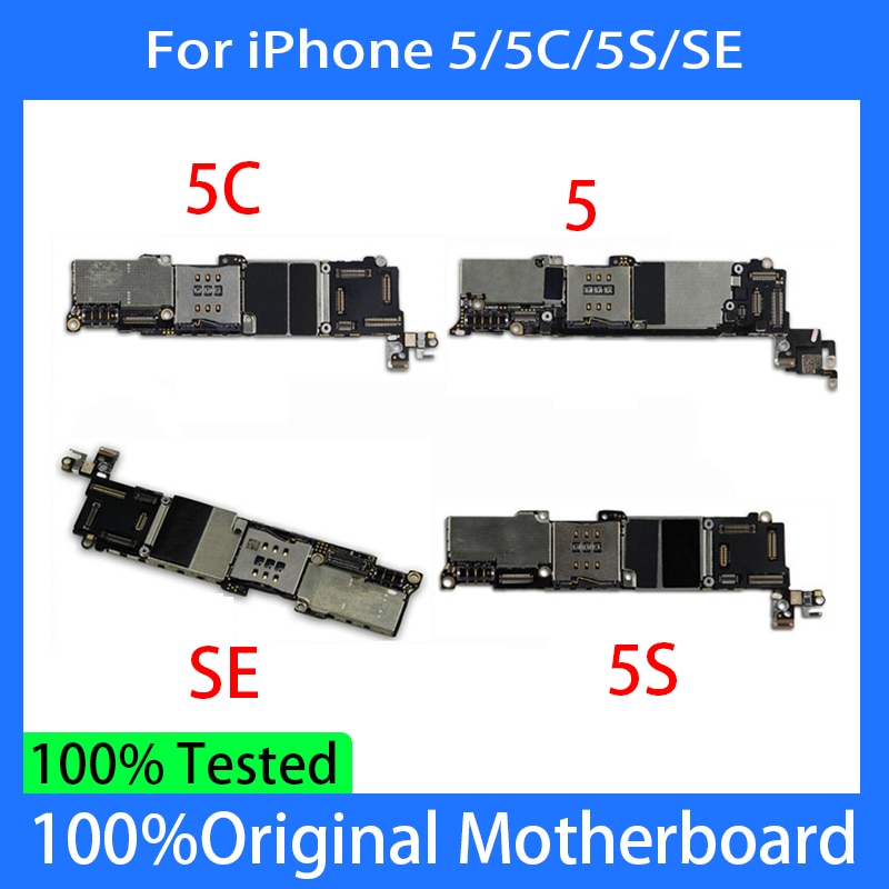 Carte mÃ¨re originale dÃ©bloquÃ©e pour iPhone 5/5C/5s/SE, circuit imprimÃ© principal Cloud Clean avec systÃ¨me d'exploitation, bon test