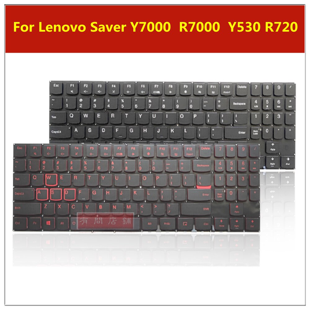 Clavier avec rÃ©tro-Ã©clairage, pour Lenovo Saver Y7000 Y7000P R7000 R7000P Y530 R720 modÃ¨les 2018-2019/2000-2021