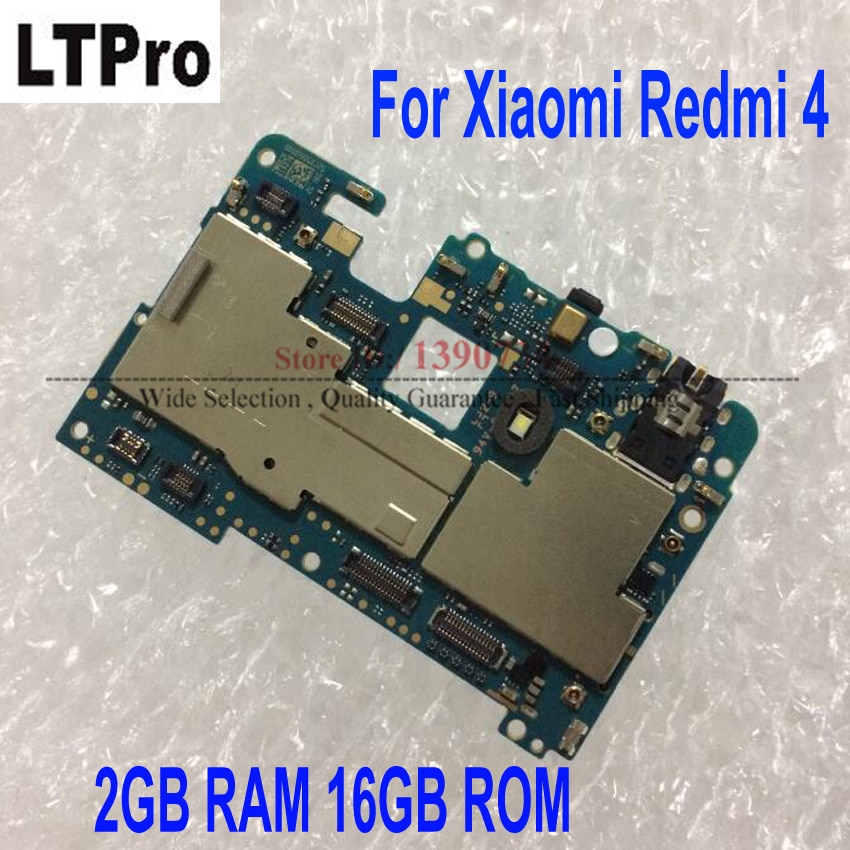 Carte mÃ¨re originale pour Xiaomi Redmi 4 Redmi4, entiÃ¨rement fonctionnelle, avec cÃ¢ble flexible, 2 go de RAM, 16 go de ROM