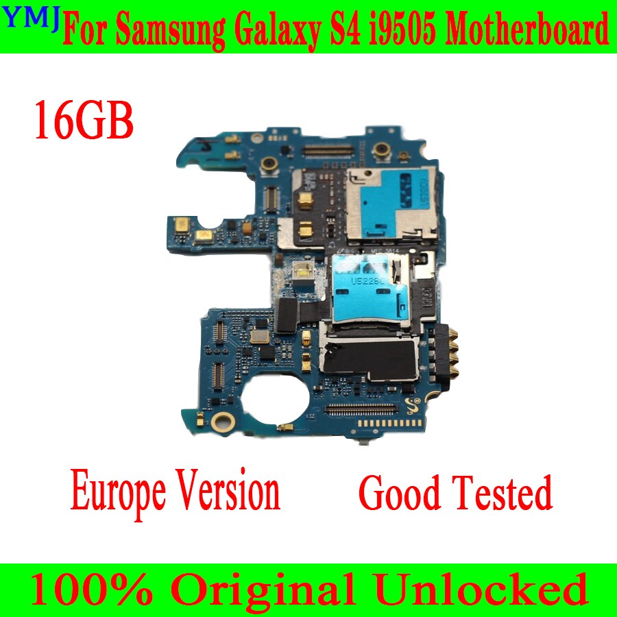 Carte mÃ¨re 100% originale dÃ©bloquÃ©e et testÃ©e pour Samsung Galaxy S4 i9505, 16 go, avec puces complÃ¨tes