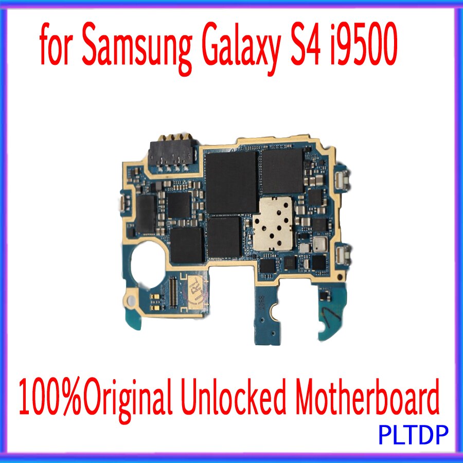 Carte mÃ¨re 16 go originale dÃ©bloquÃ©e pour Samsung Galaxy S4 i9500, circuit imprimÃ© principal avec puces complÃ¨tes IMEI