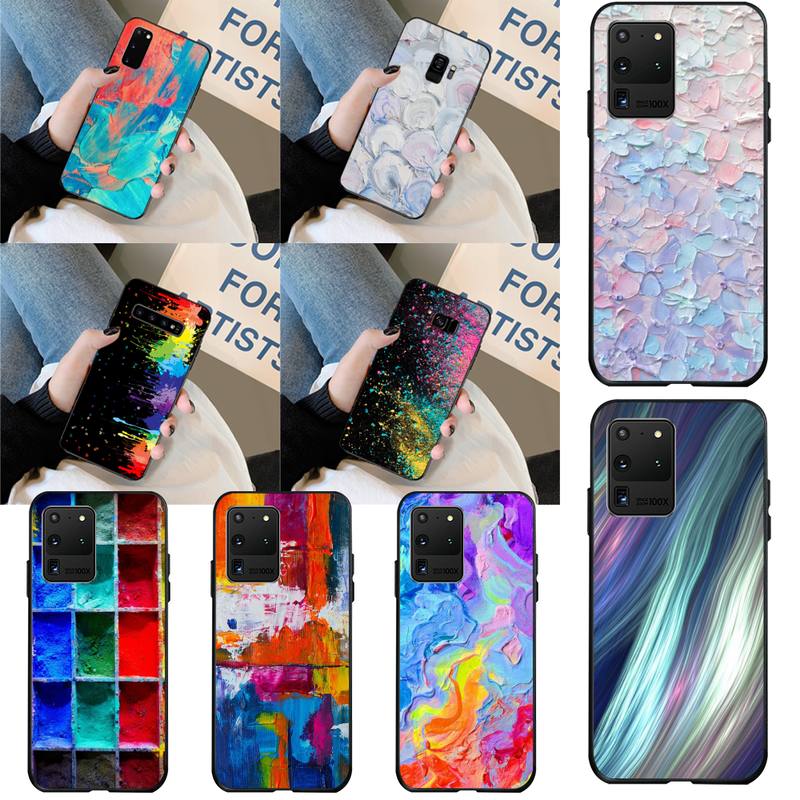 CUTEWANAN â coque de tÃ©lÃ©phone Samsung S20 plus Ultra, S6, S7 edge, S8, S9 plus, S10, 5G, peinture pigmentÃ©e, peinture, peinture, Bling, pas cher, DIY bricolage