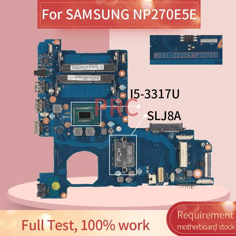 Carte mÃ¨re I5-3317U DDR3 pour SAMSUNG BA41-02206A, composant pc portable, processeur SLJ8A